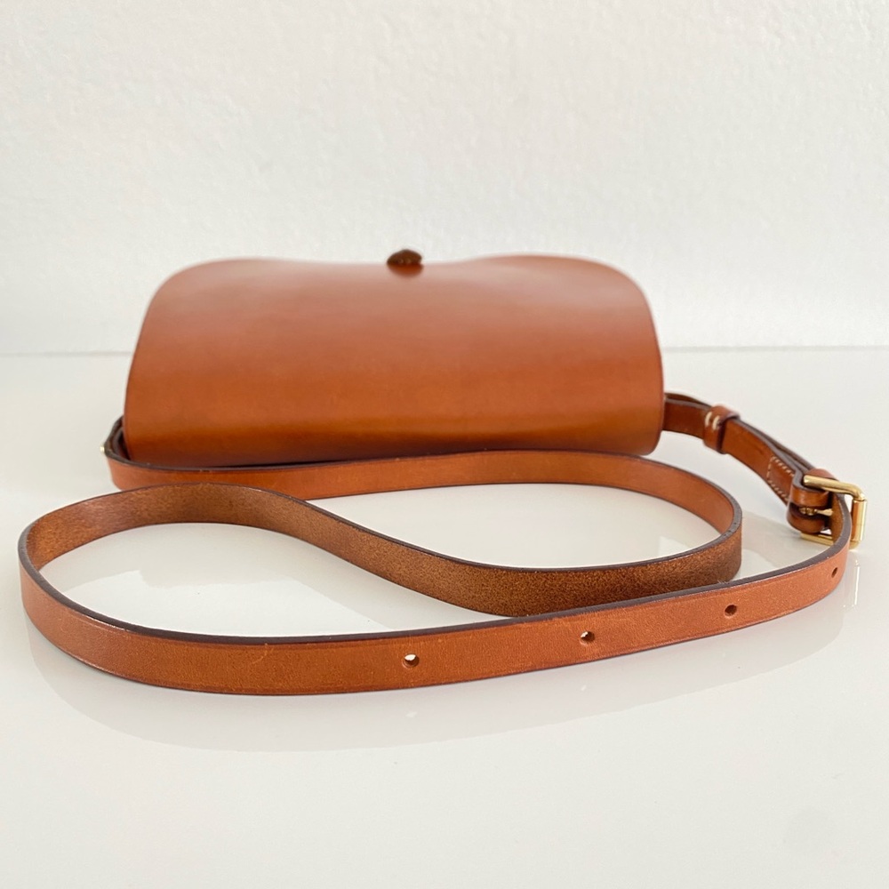 Ralph Lauren collection Brown Leather Saddle bag - Picture 13 of 15